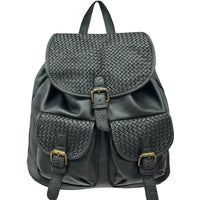 Marinella Washed Cow Leather Backpack - Leather Italiano