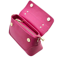Maristella Italian Cow Leather Mini Top Handle Bag - Leather Italiano