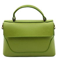 Maristella Italian Cow Leather Mini Top Handle Bag - Leather Italiano