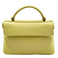 Maristella Italian Cow Leather Mini Top Handle Bag - Leather Italiano