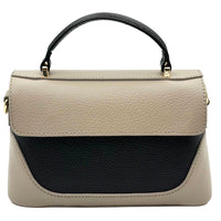 Maristella Italian Cow Leather Mini Top Handle Bag - Leather Italiano