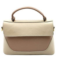 Maristella Italian Cow Leather Mini Top Handle Bag - Leather Italiano