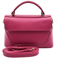 Maristella Italian Cow Leather Mini Top Handle Bag - Leather Italiano