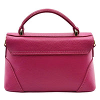 Maristella Italian Cow Leather Mini Top Handle Bag - Leather Italiano