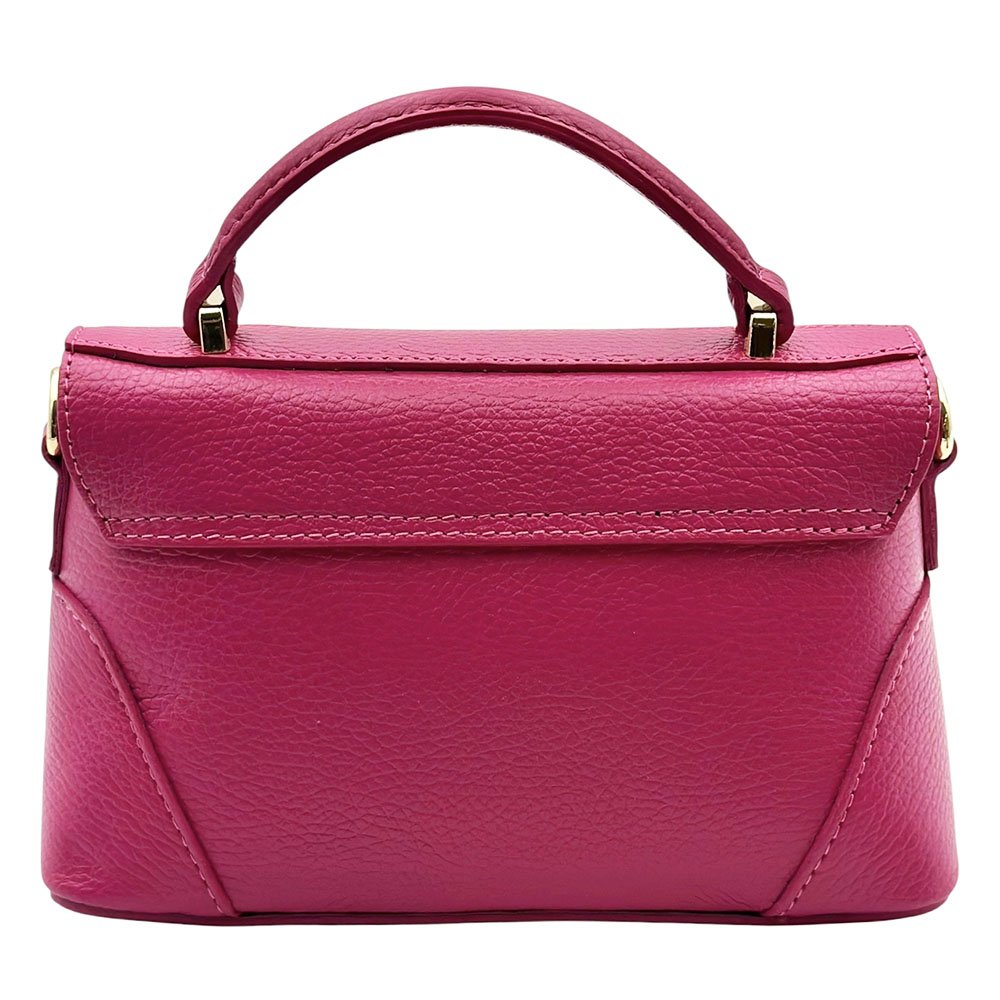 Maristella Italian Cow Leather Mini Top Handle Bag - Leather Italiano