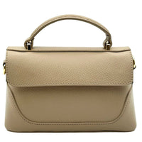 Maristella Italian Cow Leather Mini Top Handle Bag - Leather Italiano