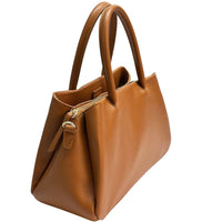Melisara Italian Cow Leather Handbag - Leather Italiano