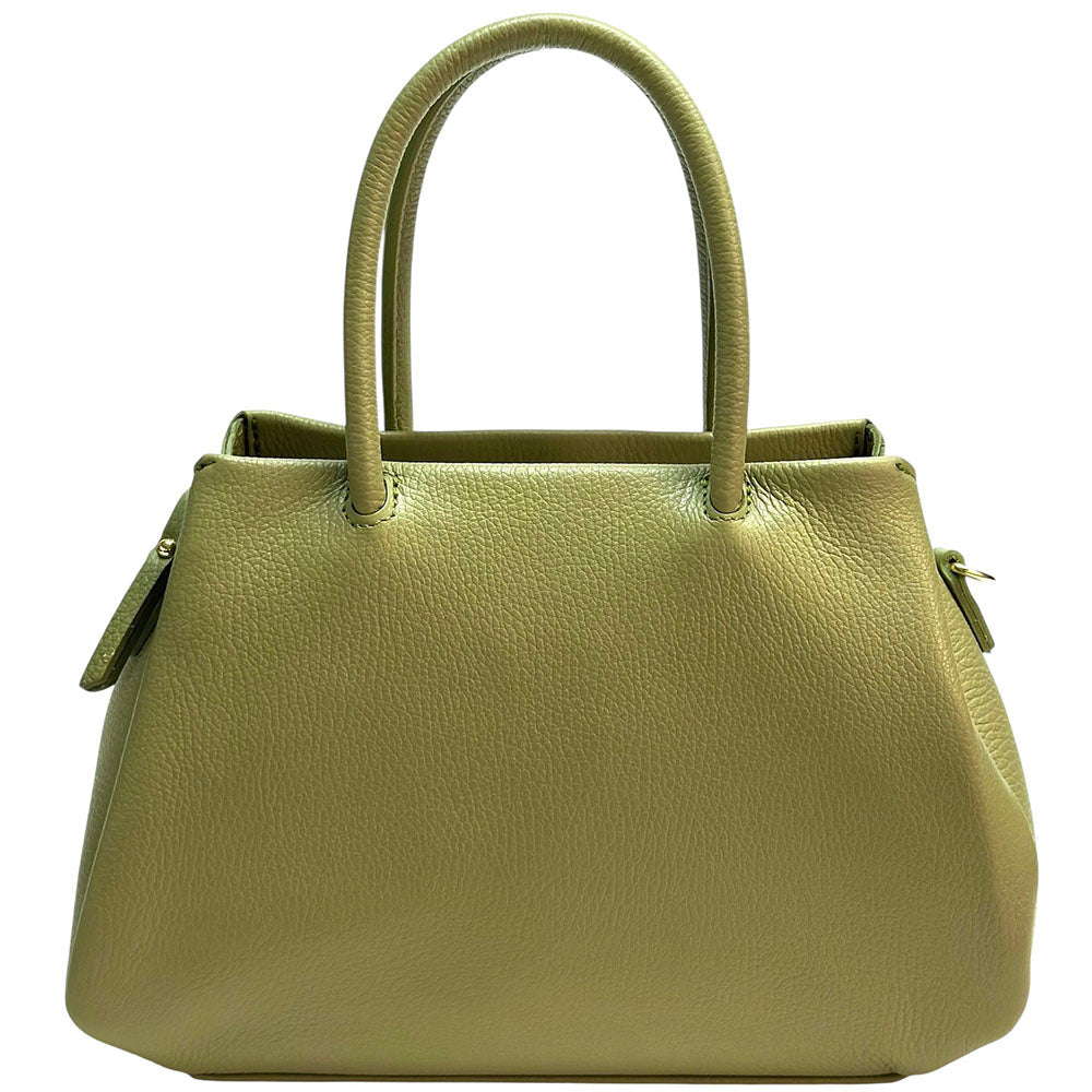 Melisara Italian Cow Leather Handbag - Leather Italiano