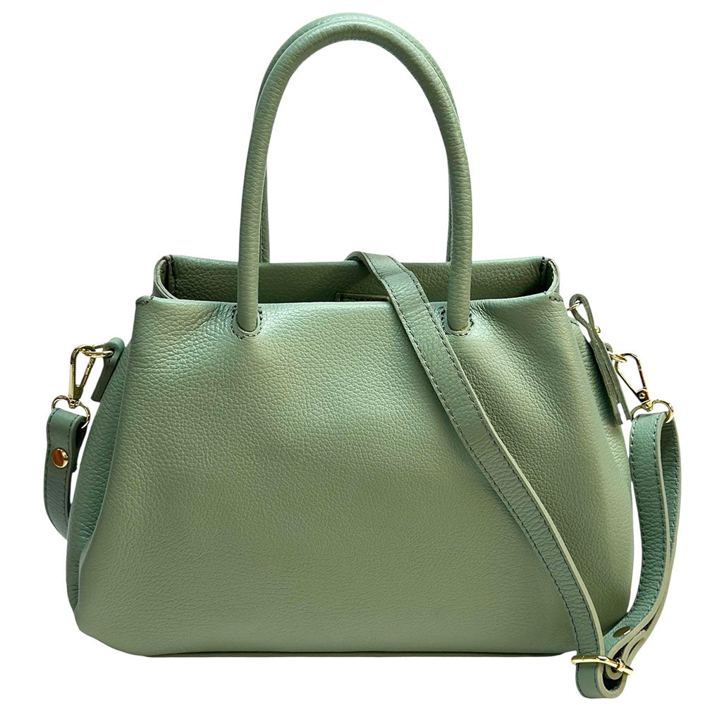 Melisara Italian Cow Leather Handbag - Leather Italiano