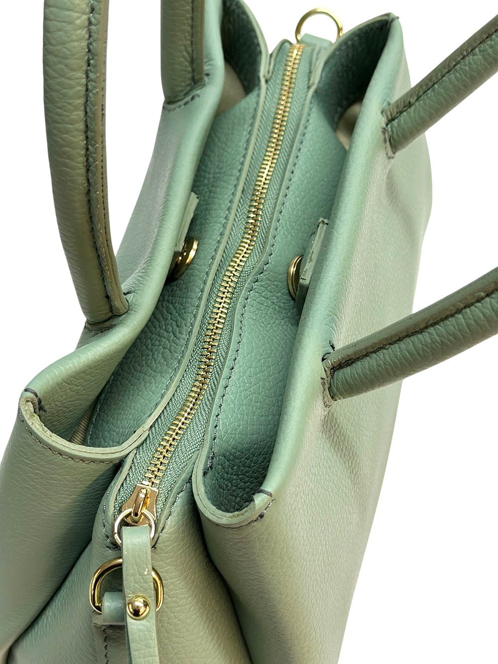 Melisara Italian Cow Leather Handbag - Leather Italiano