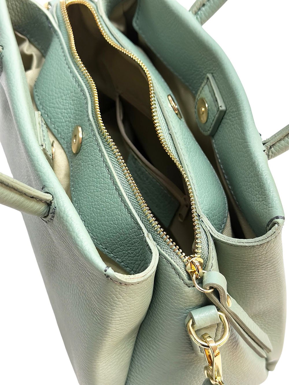 Melisara Italian Cow Leather Handbag - Leather Italiano