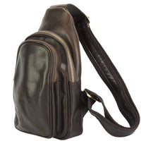 Men's Italian Calfskin Leather Waist Bag - Leather Italiano