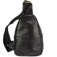 Men's Italian Calfskin Leather Waist Bag - Leather Italiano