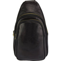 Men's Italian Calfskin Leather Waist Bag - Leather Italiano
