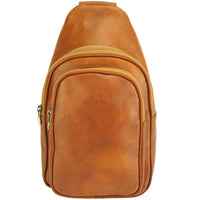 Men's Italian Calfskin Leather Waist Bag - Leather Italiano