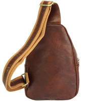 Men's Italian Calfskin Leather Waist Bag - Leather Italiano