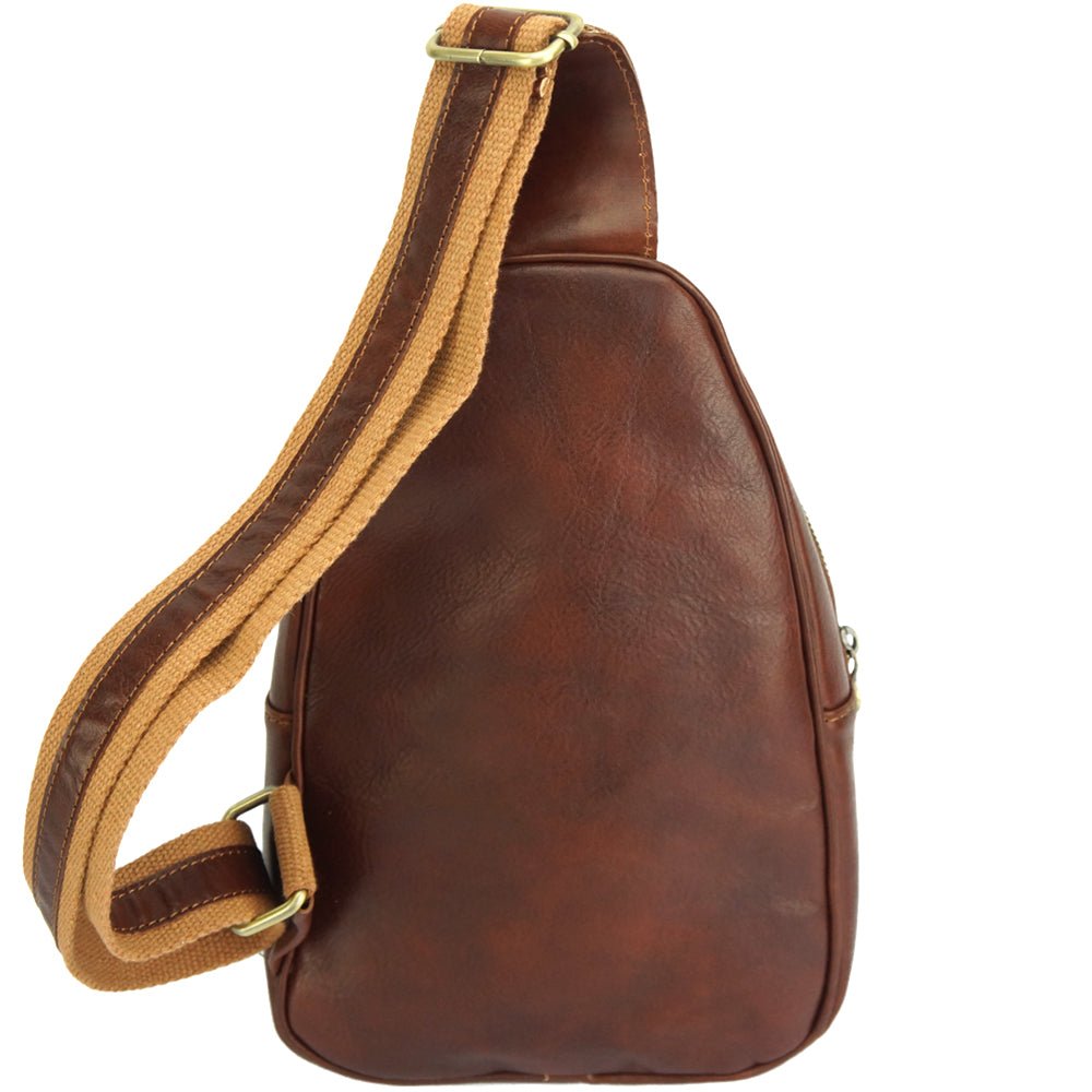 Men's Italian Calfskin Leather Waist Bag - Leather Italiano