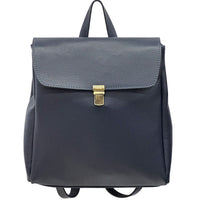 Michela Minimalist Italian Leather Backpack - Leather Italiano