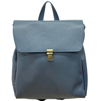 Michela Minimalist Italian Leather Backpack - Leather Italiano