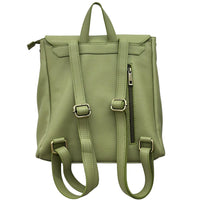 Michela Minimalist Italian Leather Backpack - Leather Italiano