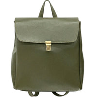 Michela Minimalist Italian Leather Backpack - Leather Italiano