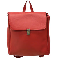 Michela Minimalist Italian Leather Backpack - Leather Italiano