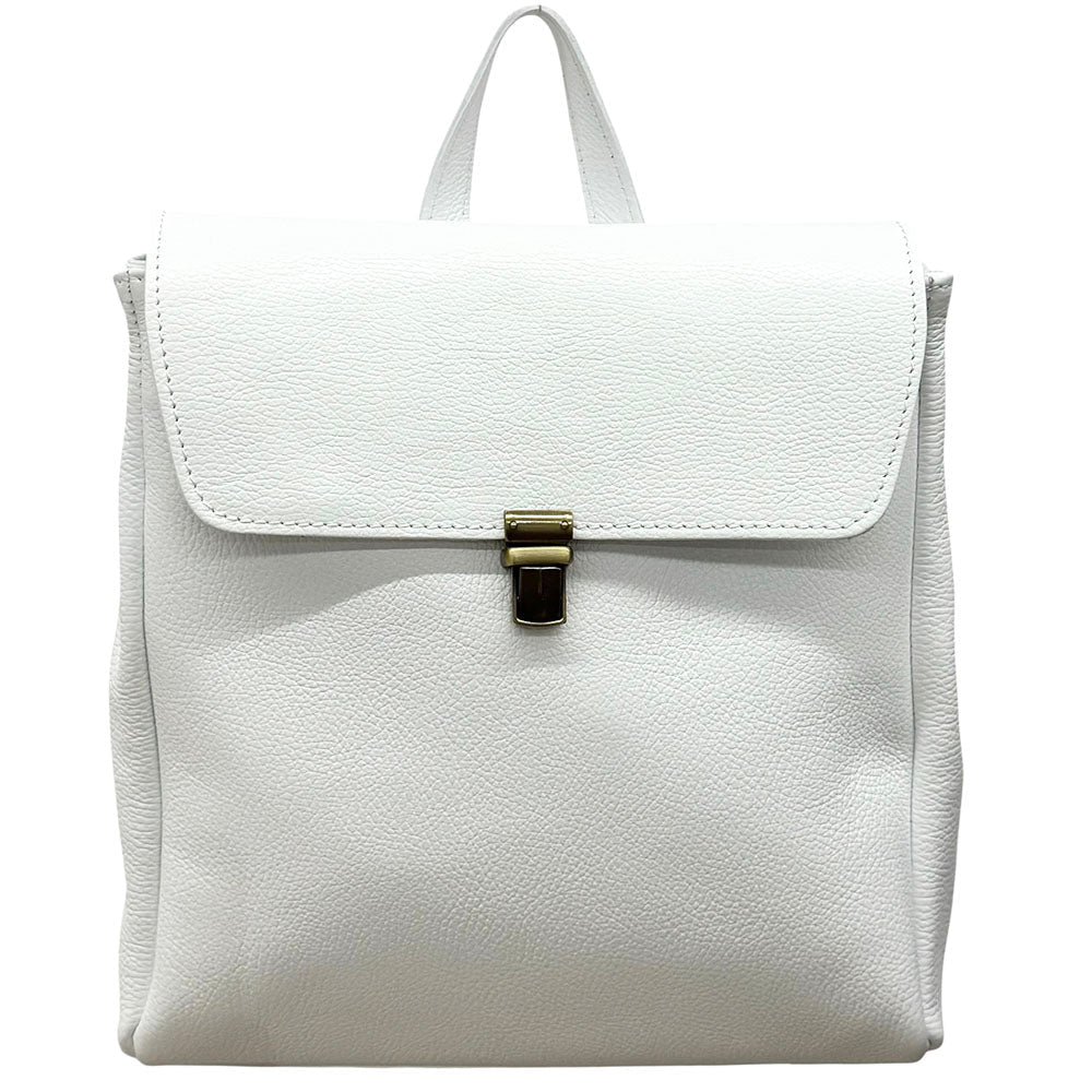 Michela Minimalist Italian Leather Backpack - Leather Italiano