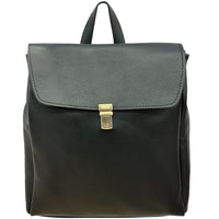 Michela Minimalist Italian Leather Backpack - Leather Italiano