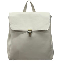 Michela Minimalist Italian Leather Backpack - Leather Italiano
