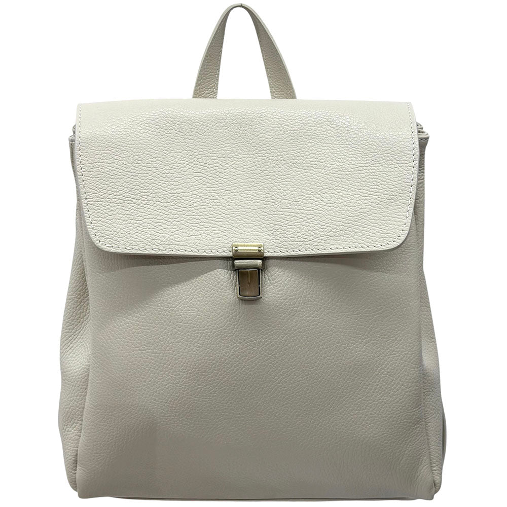 Michela Minimalist Italian Leather Backpack - Leather Italiano