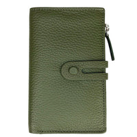Mirello Cow Leather Zip Wallet - Leather Italiano