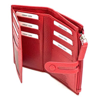 Mirello Cow Leather Zip Wallet - Leather Italiano