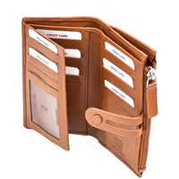 Mirello Cow Leather Zip Wallet - Leather Italiano