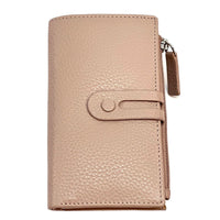 Mirello Cow Leather Zip Wallet - Leather Italiano