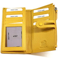 Mirello Cow Leather Zip Wallet - Leather Italiano