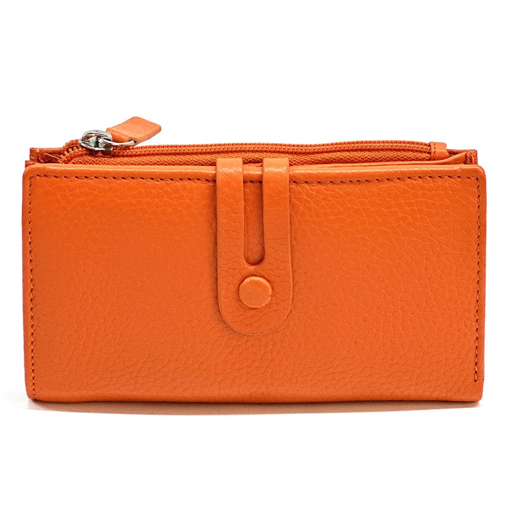 Mirello Cow Leather Zip Wallet - Leather Italiano