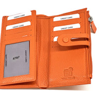 Mirello Cow Leather Zip Wallet - Leather Italiano