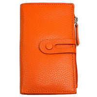 Mirello Cow Leather Zip Wallet - Leather Italiano