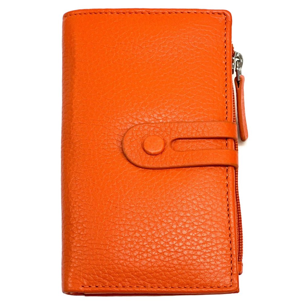 Mirello Cow Leather Zip Wallet - Leather Italiano