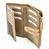 Mirello Cow Leather Zip Wallet - Leather Italiano