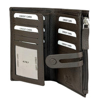 Mirello Cow Leather Zip Wallet - Leather Italiano