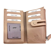 Mirello Cow Leather Zip Wallet - Leather Italiano