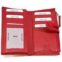 Mirello Cow Leather Zip Wallet - Leather Italiano