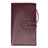 Mirello Cow Leather Zip Wallet - Leather Italiano