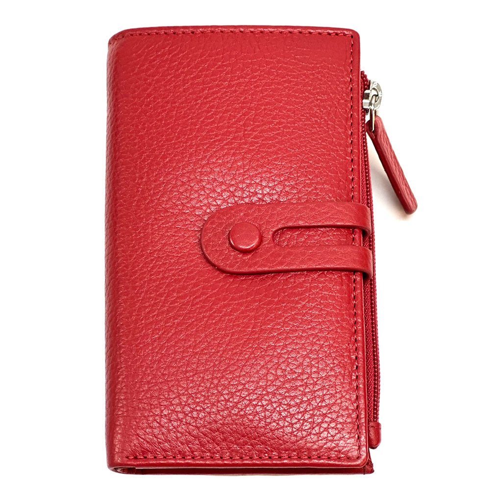 Mirello Cow Leather Zip Wallet - Leather Italiano