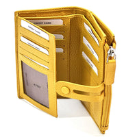 Mirello Cow Leather Zip Wallet - Leather Italiano