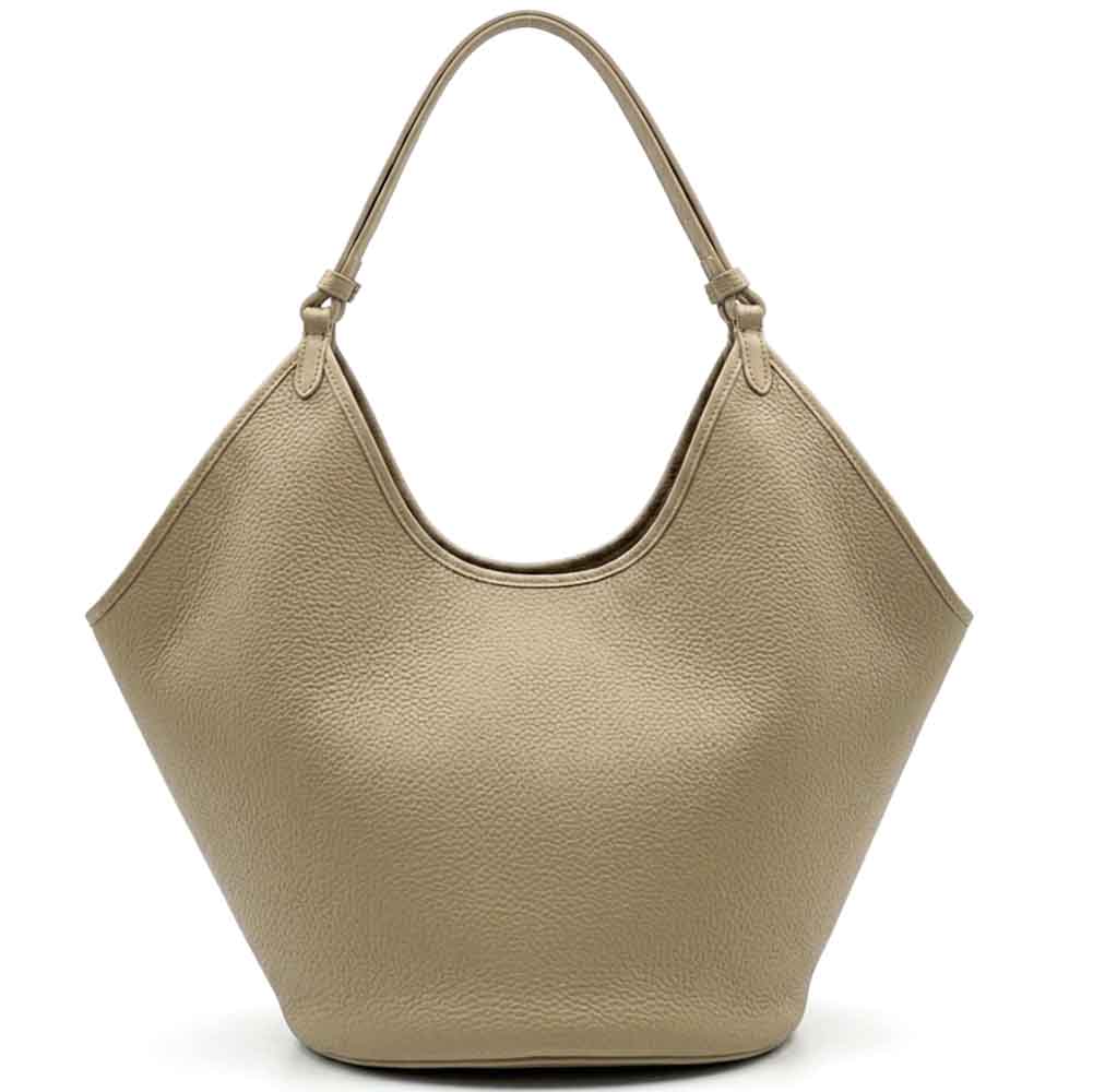Mirena Italian Cow Leather Shoulder Bag - Leather Italiano