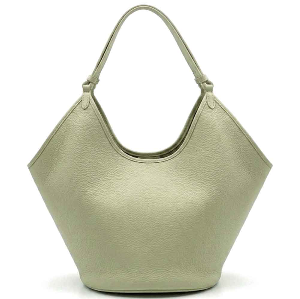 Mirena Italian Cow Leather Shoulder Bag - Leather Italiano