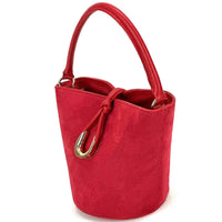 Nadia Leather Bucket Bag - Leather Italiano