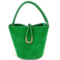 Nadia Leather Bucket Bag - Leather Italiano